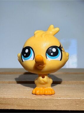 Mini LPS Littlest Pet Shop Quackie Fairfeather Duck Miniature Figure #221
